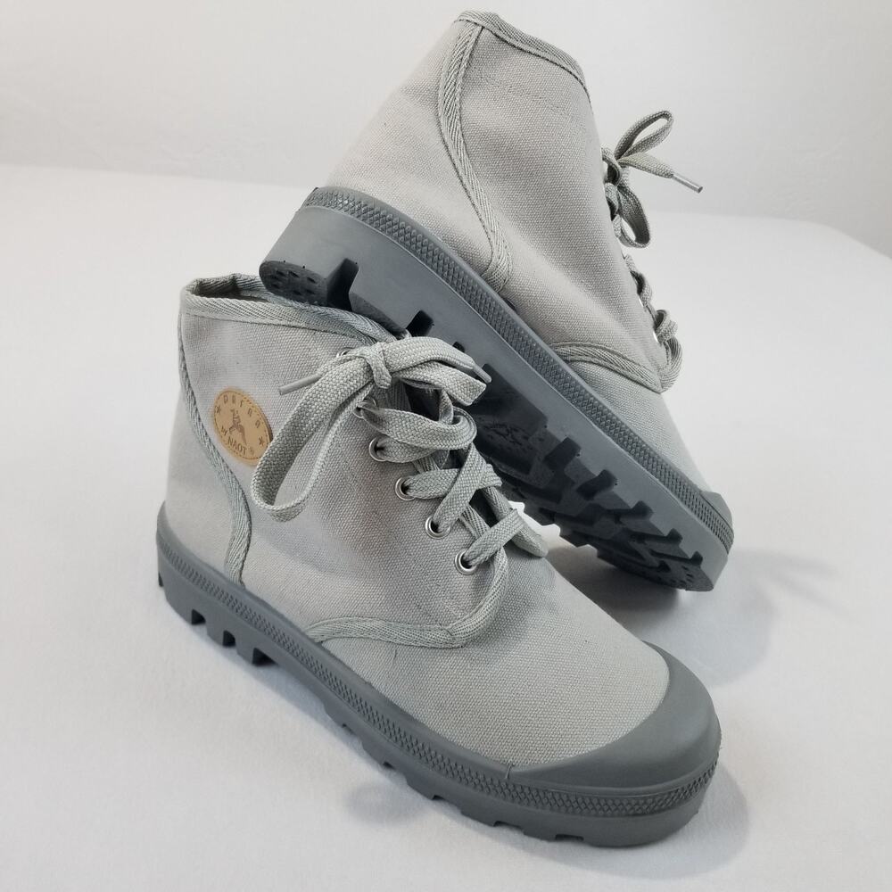 NAOT Dafna Boots Womens 39 Gray Scout Orthopedic Comfort Lug Sole Israel NEW